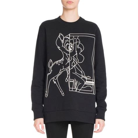 givenchy bambi neck sweatshirt.